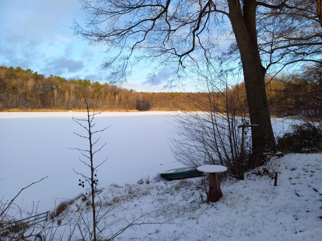 Neu! Ferienhaus Am See Protzel Bagian luar foto